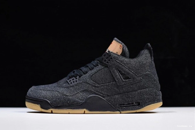 Rep Jordan 4 x Levi's 'black' AO2571-001 Air 0719